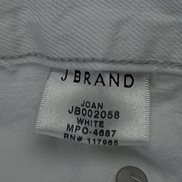 J Brand Joan High Rise Wide Leg Cropped Jeans Sz:32 - Picture 15 of 16